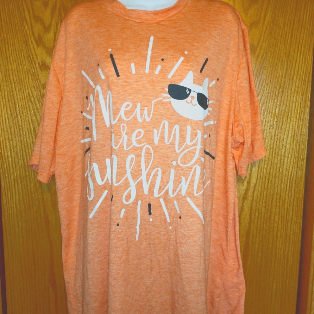 CatLady T-shirt 3XL, NEW‎